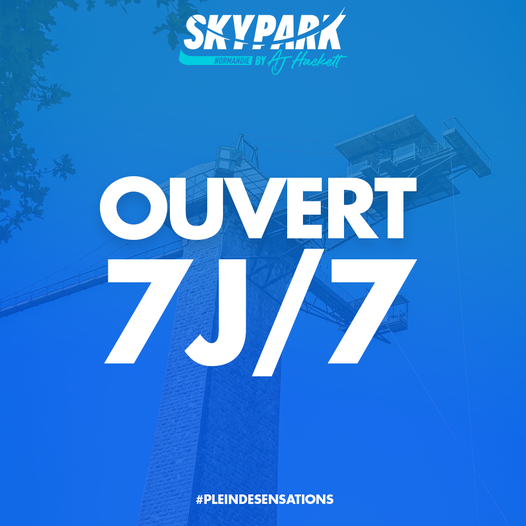 À partir du 31 mai, ouverture 7/7 jours et ce jusqu'à FIN AOÛT !