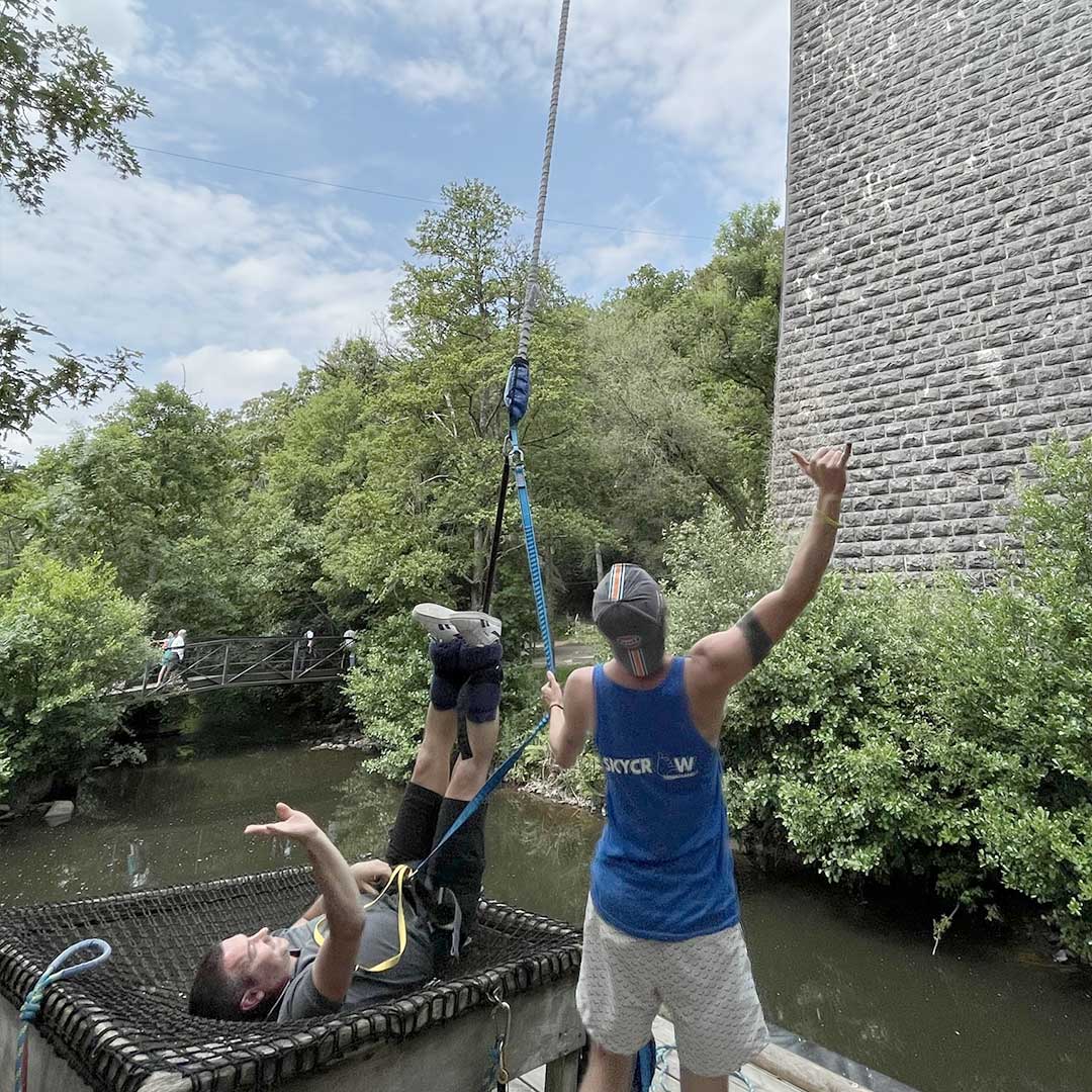 Déroulement saut à l’élastique - SKYPARK | Viaduc de la Souleuvre