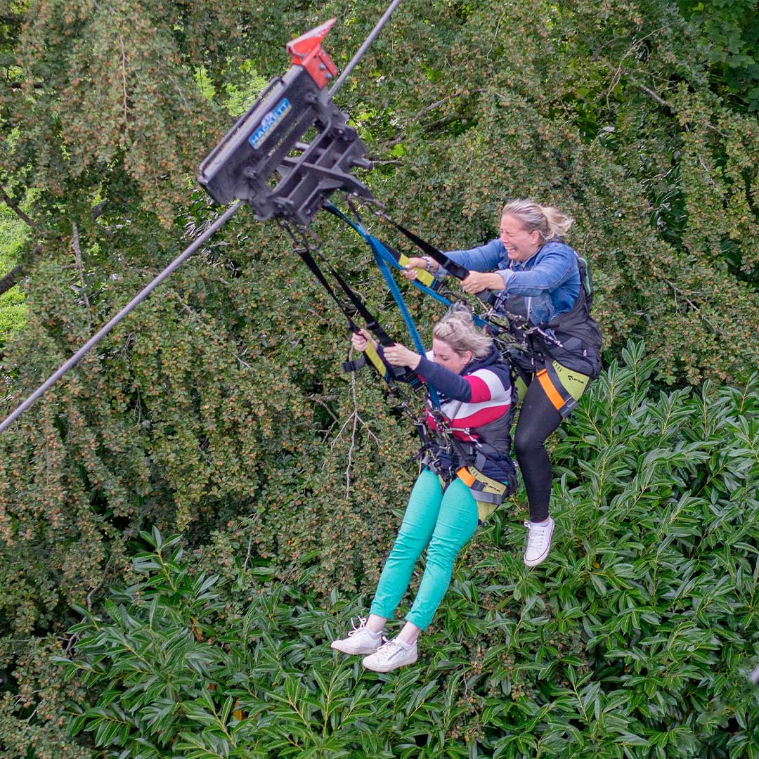 Tyrolienne géante : plus facile que le saut à l'élastique ?