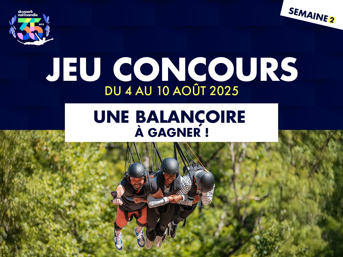 Une balançoire géante à gagner